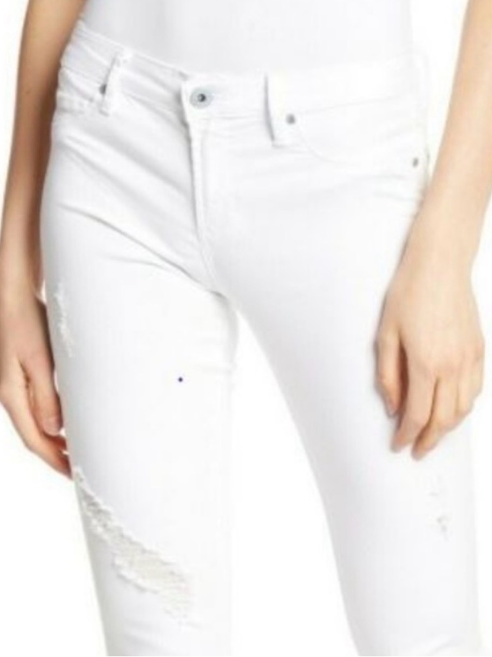 Articles of Society White Jeans Distressed Saks